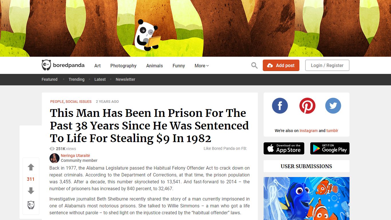 This Man Spent Past 38 Years Imprisoned For Stealing $9 - Bored Panda