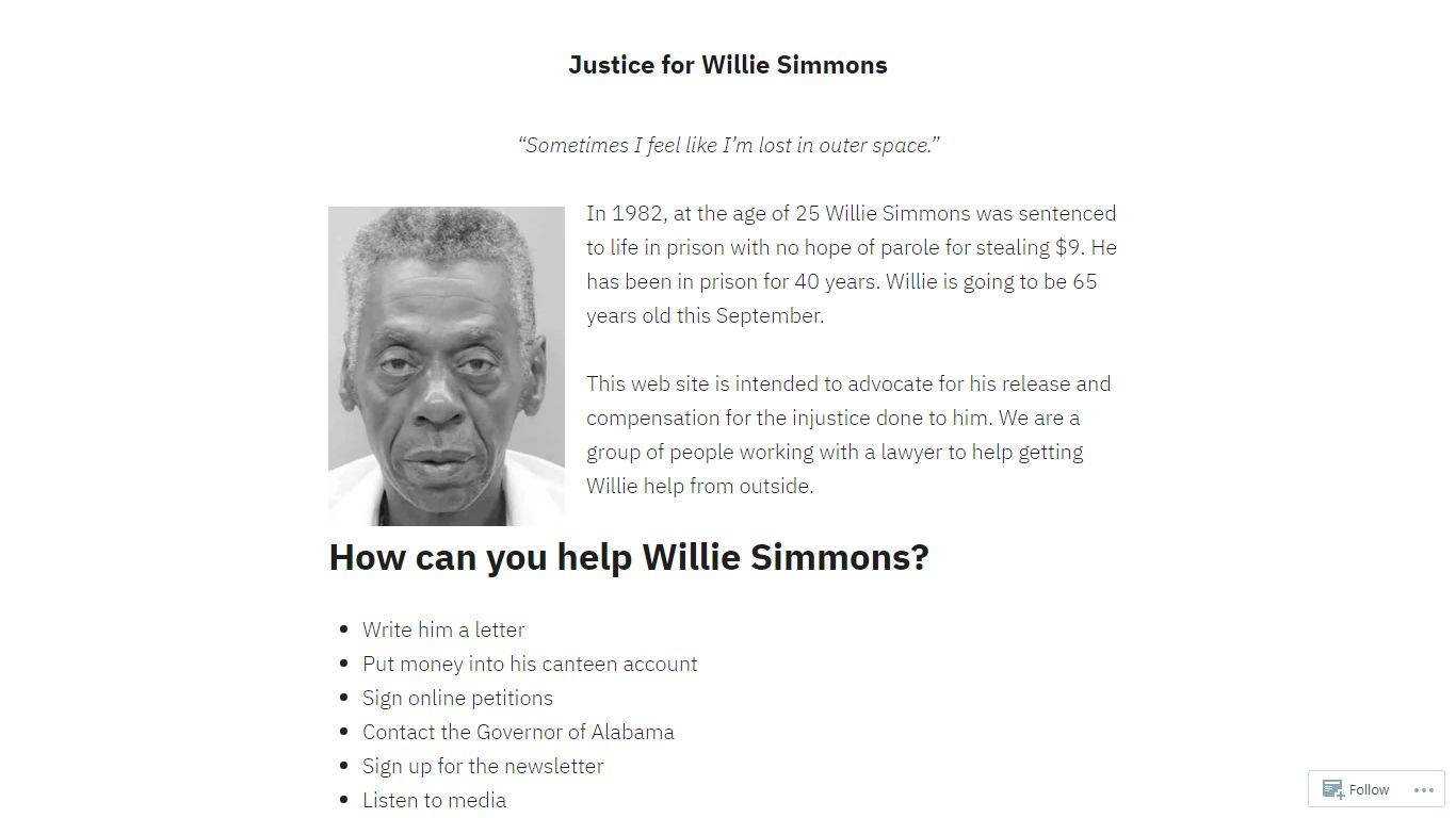 Justice for Willie Simmons